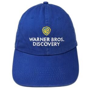 Apollo Baseball Cap Blue One Size Warner Bros Discovery Logo Embroidered Hat